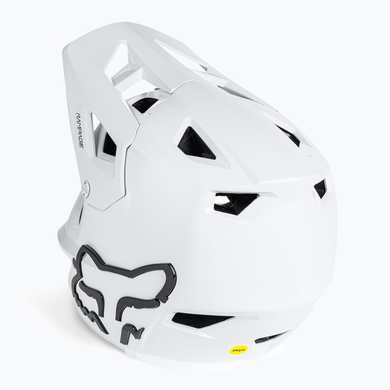 Kask rowerowy dziecięcy Fox Racing Rampage Jr white 4