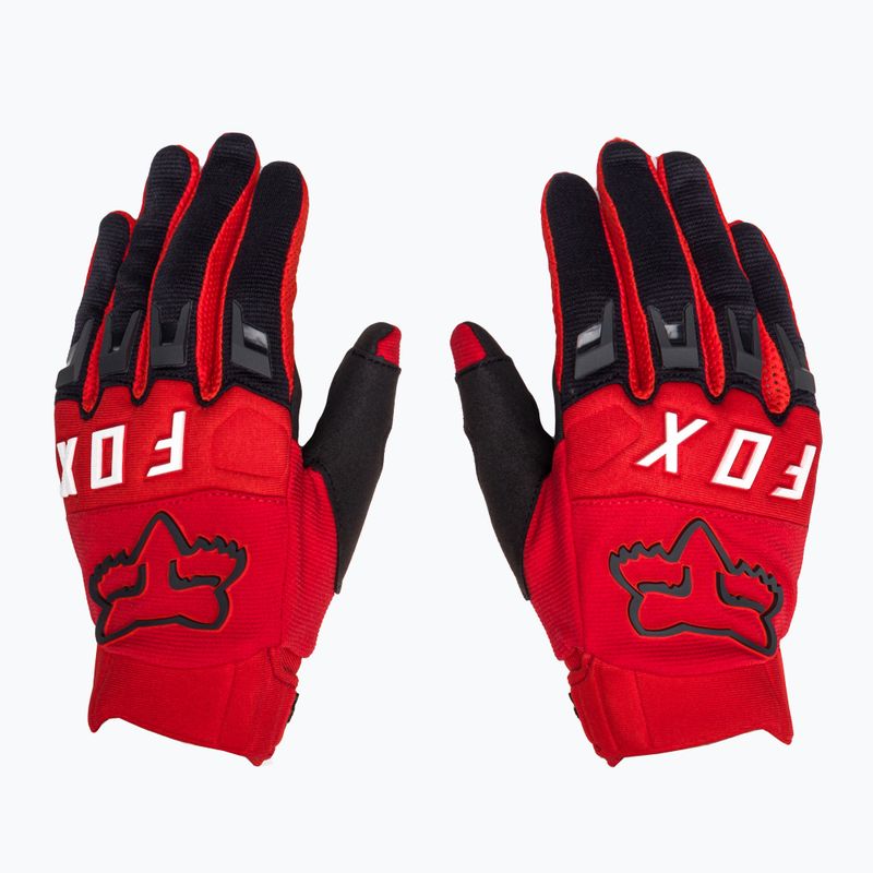 Rękawiczki rowerowe męskie Fox Racing Dirtpaw fluorescent red 3