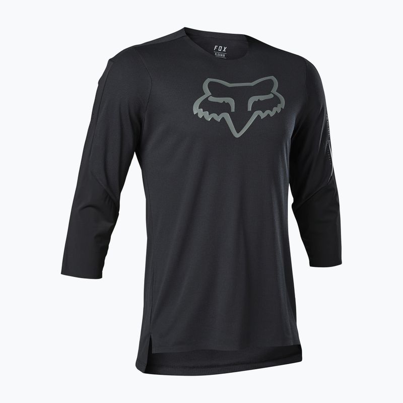 Koszulka rowerowa męska Fox Racing Flexair 3/4 Delta Jersey black