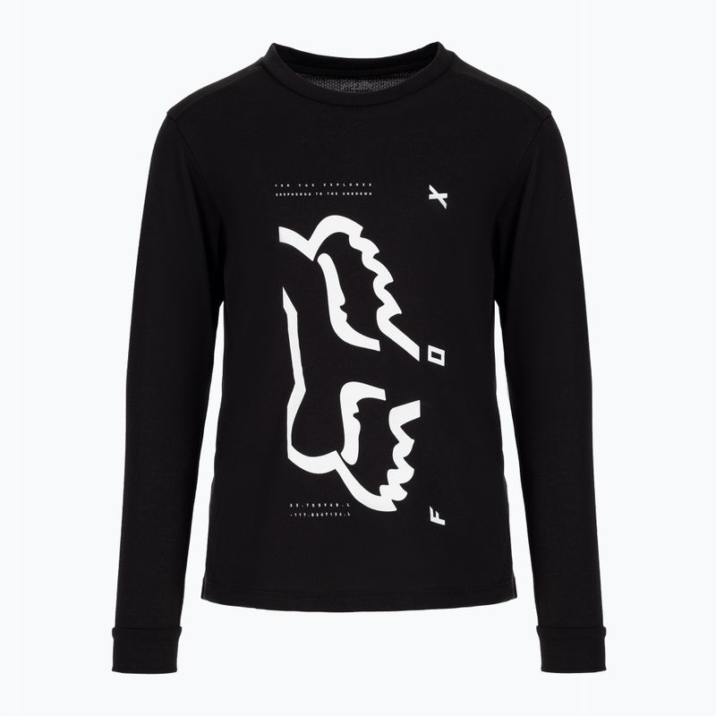 Longsleeve rowerowy dziecięcy Fox Racing Ranger Dr Jr black
