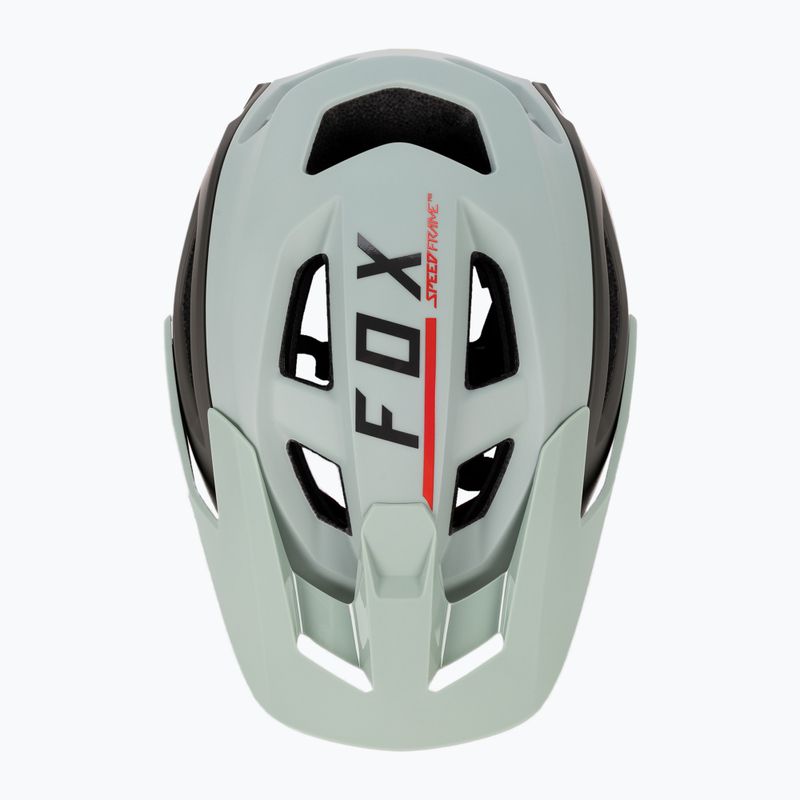Kask rowerowy Fox Racing Speedframe Pro Blocked eucalyptus 6