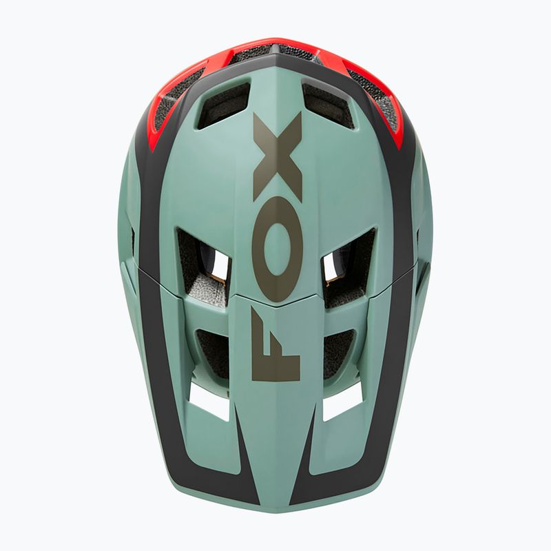 Kask rowerowy Fox Racing Dropframe Pro Dvide eucalyptus 9