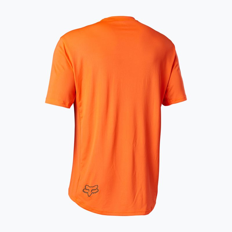 Koszulka rowerowa męska Fox Racing Ranger Moth fluorescent orange 2