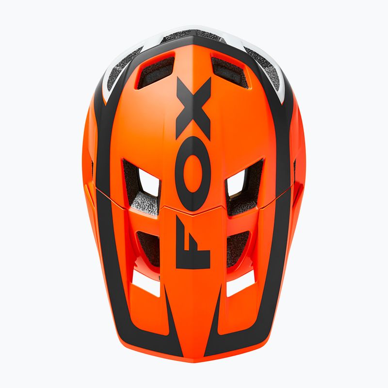Kask rowerowy Fox Racing Dropframe Pro Dvide orange 10