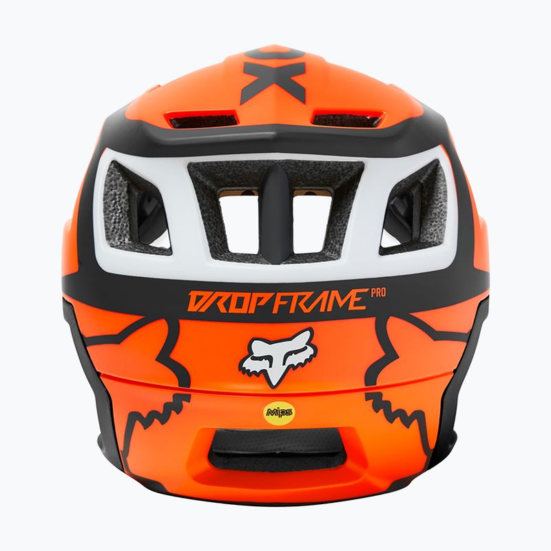 Kask rowerowy Fox Racing Dropframe Pro Dvide orange 11