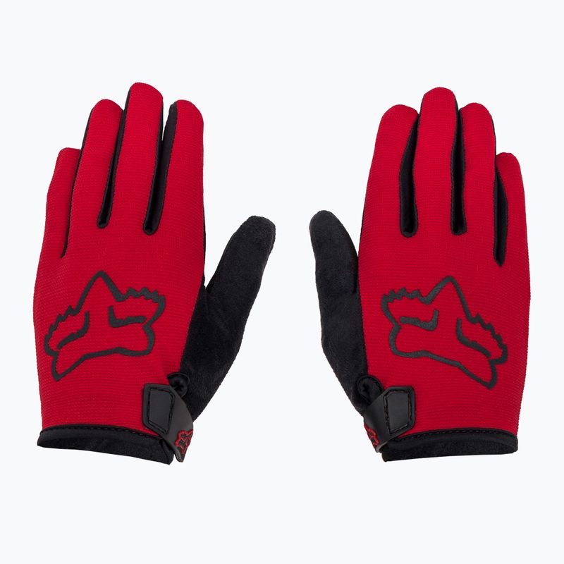 Rękawiczki rowerowe dziecięce Fox Racing Ranger Jr fluorescent red 3