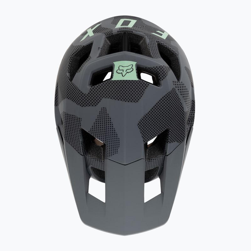 Kask rowerowy Fox Racing Dropframe Pro Camo grey camo 6