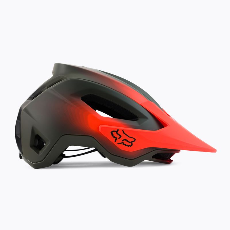 Kask rowerowy Fox Racing Speedframe Pro Fade olive green 3