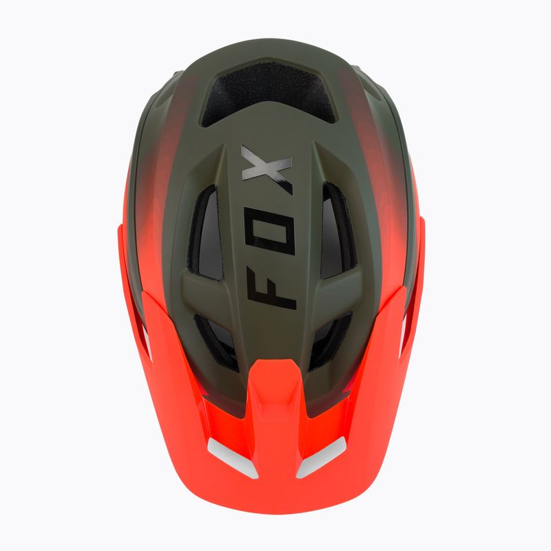 Kask rowerowy Fox Racing Speedframe Pro Fade olive green 6