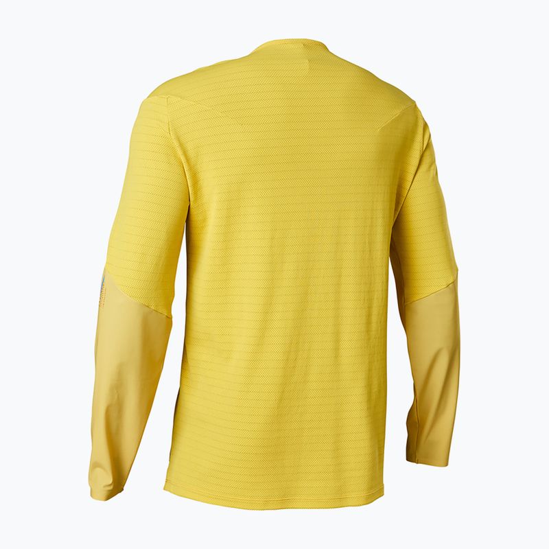Longsleeve rowerowy męski Fox Racing Flexair Pro pear yellow 2