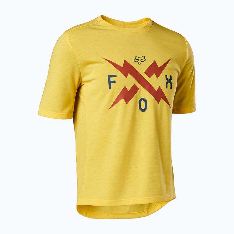 Koszulka rowerowa dziecięca Fox Racing Ranger Dr Jr pear yellow