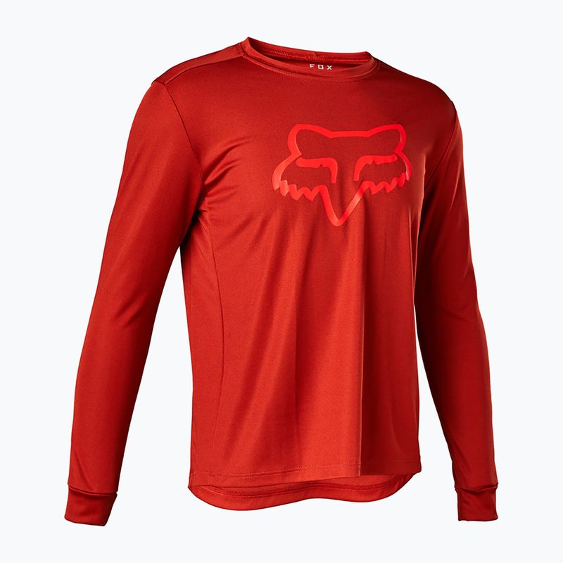 Longsleeve rowerowy dziecięcy Fox Racing Ranger Jr red clay