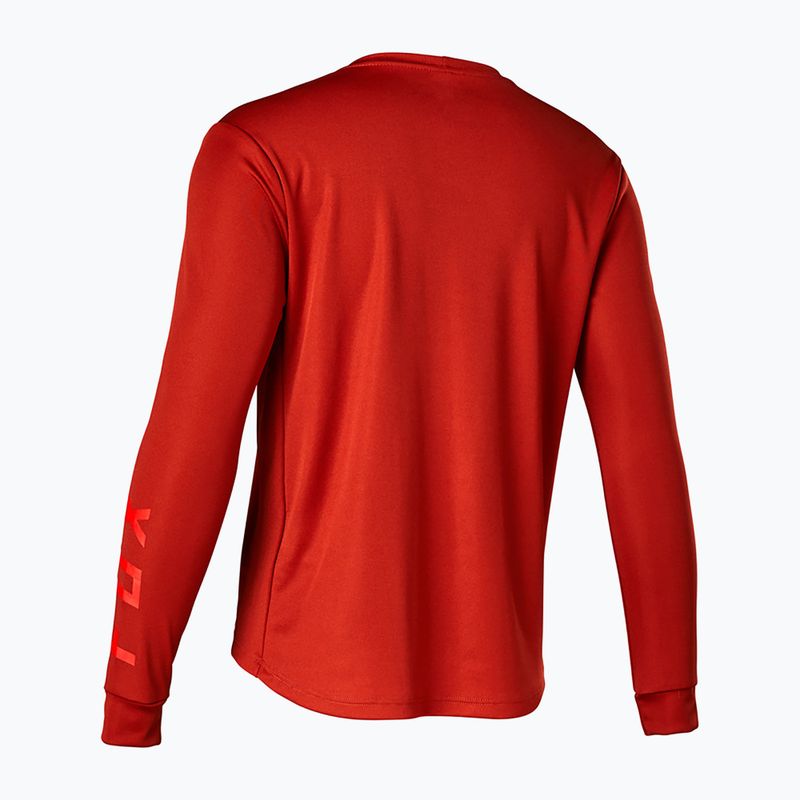 Longsleeve rowerowy dziecięcy Fox Racing Ranger Jr red clay 2