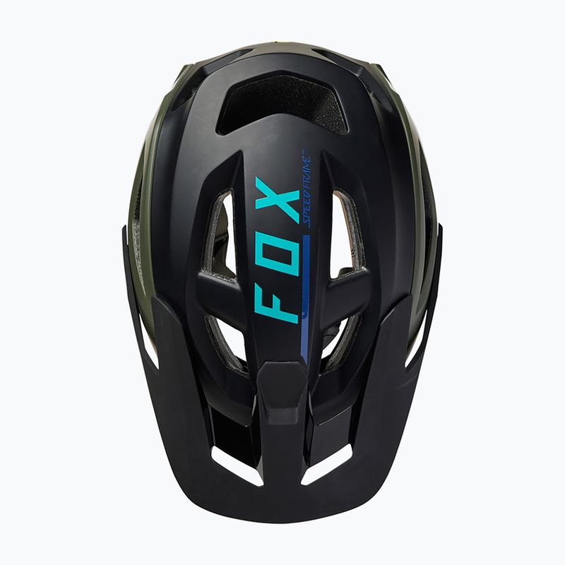 Kask rowerowy Fox Racing Speedframe Pro Blocked army 9