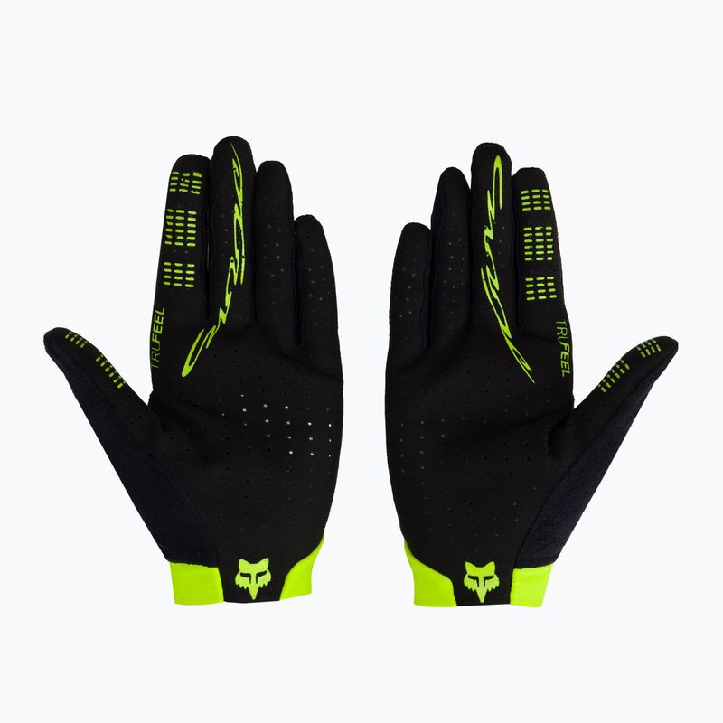Rękawiczki rowerowe męskie Fox Racing Flexair Lunar black/yellow 2