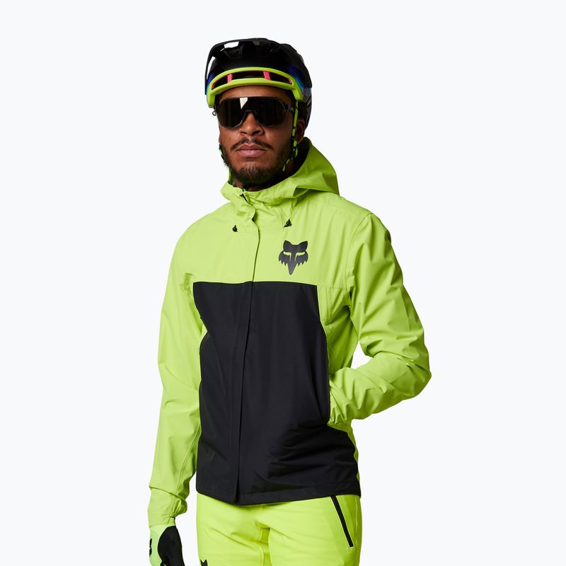 Kurtka rowerowa męska Fox Racing Ranger 2.5L Water Lunar fluorescent yellow 2