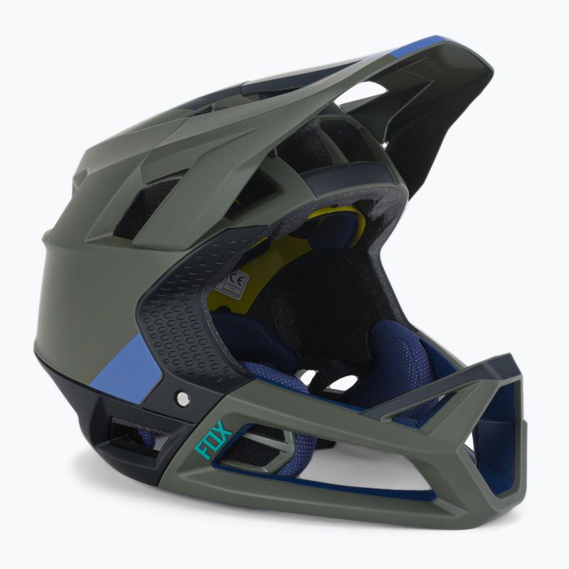 Kask rowerowy Fox Racing Proframe Blocked olive green