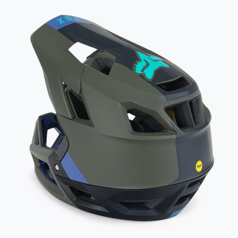 Kask rowerowy Fox Racing Proframe Blocked olive green 4