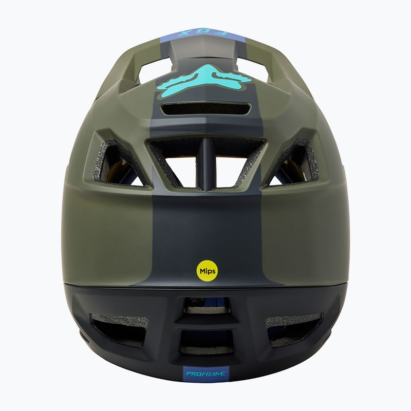 Kask rowerowy Fox Racing Proframe Blocked olive green 14