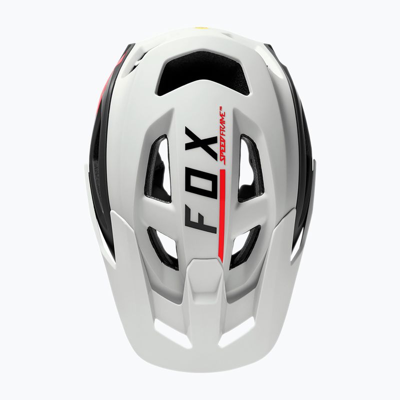 Kask rowerowy Fox Racing Speedframe Pro Blocked white/black 12