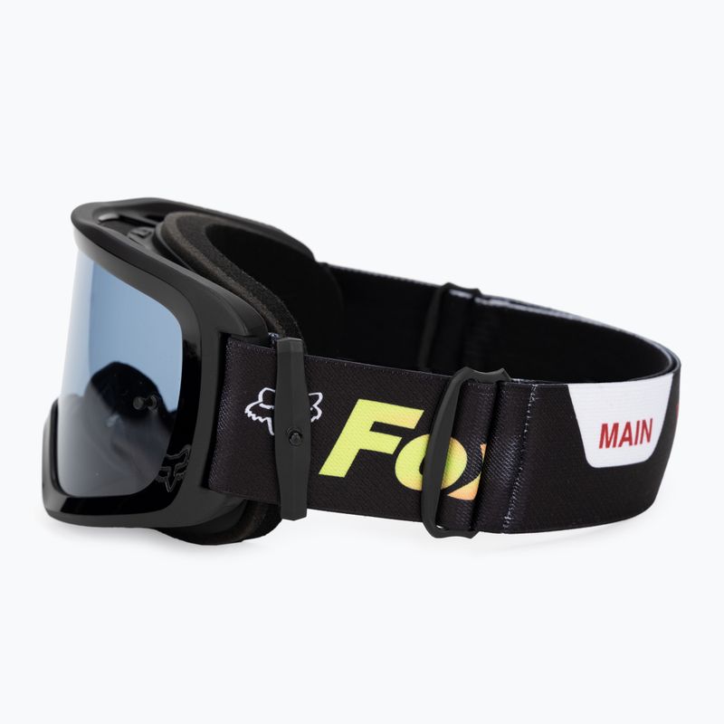Gogle rowerowe Fox Racing Main Statk+ black/red/smoke 4