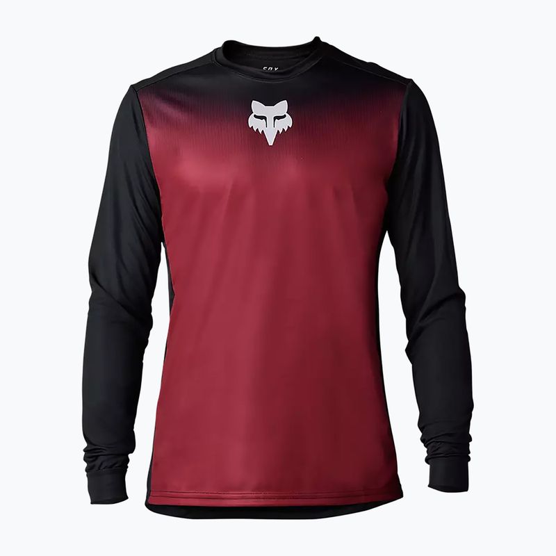 Longsleeve rowerowy męski Fox Racing Ranger Keel bordeaux