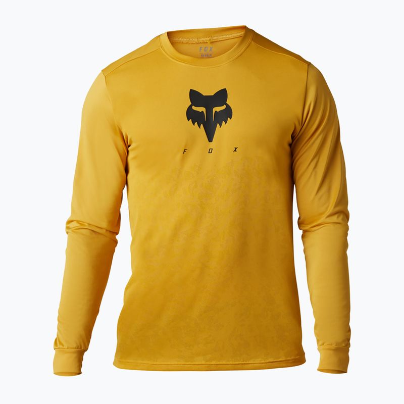 Longsleeve rowerowy męski Fox Racing Ranger Tru Dri 2023 daffodil