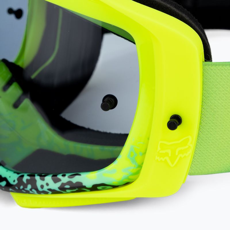 Gogle rowerowe Fox Racing Airspace Horyzon fluo yellow/grey mirror 5