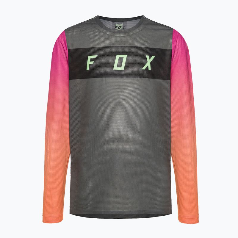 Longsleeve rowerowy dziecięcy Fox Racing Flexair Jr pewter