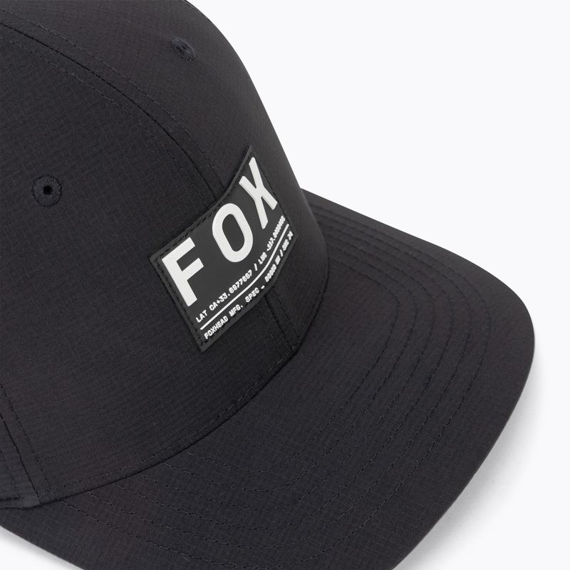 Czapka z daszkiem męska Fox Racing Non Stop Tech Flexfit black 3