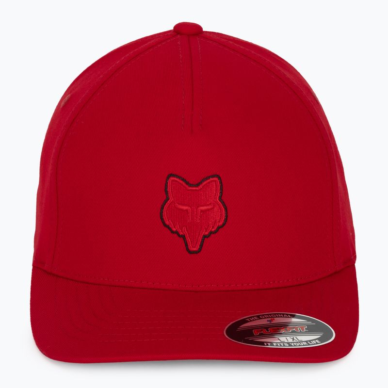 Czapka z daszkiem Fox Racing Fox Head Flexfit flame red 2
