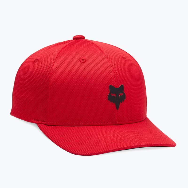 Czapka z daszkiem dziecięca Fox Racing Lithotype 110 Sb Jr flame red