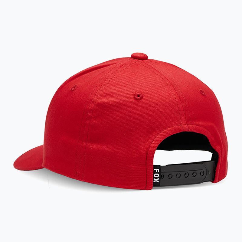 Czapka z daszkiem dziecięca Fox Racing Fox Head 110 Snapback Jr flame red 2