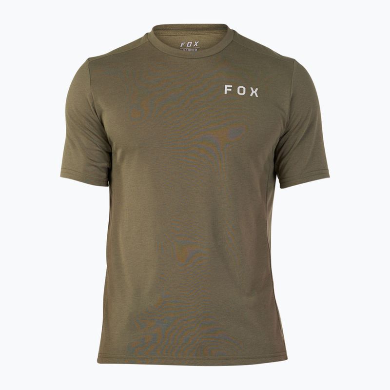 Koszulka rowerowa męska Fox Racing Ranger Dr Alyn olive green 3