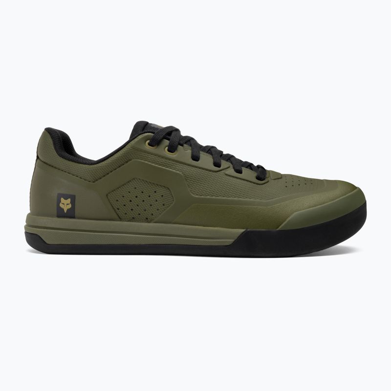 Buty rowerowe platformy męskie Fox Racing Union Flat olive green 2