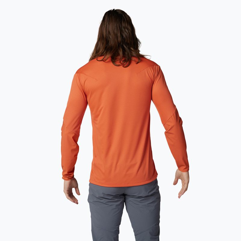 Longsleeve rowerowy męski Fox Racing Flexair Pro atomic orange 2