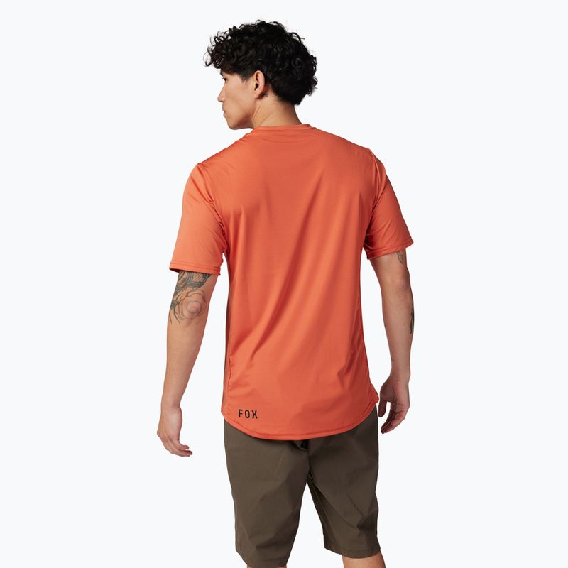 Koszulka rowerowa męska Fox Racing Ranger Lab Head atomic orange 2