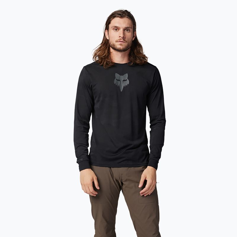 Longsleeve rowerowy męski Fox Racing Ranger Tru Dri black