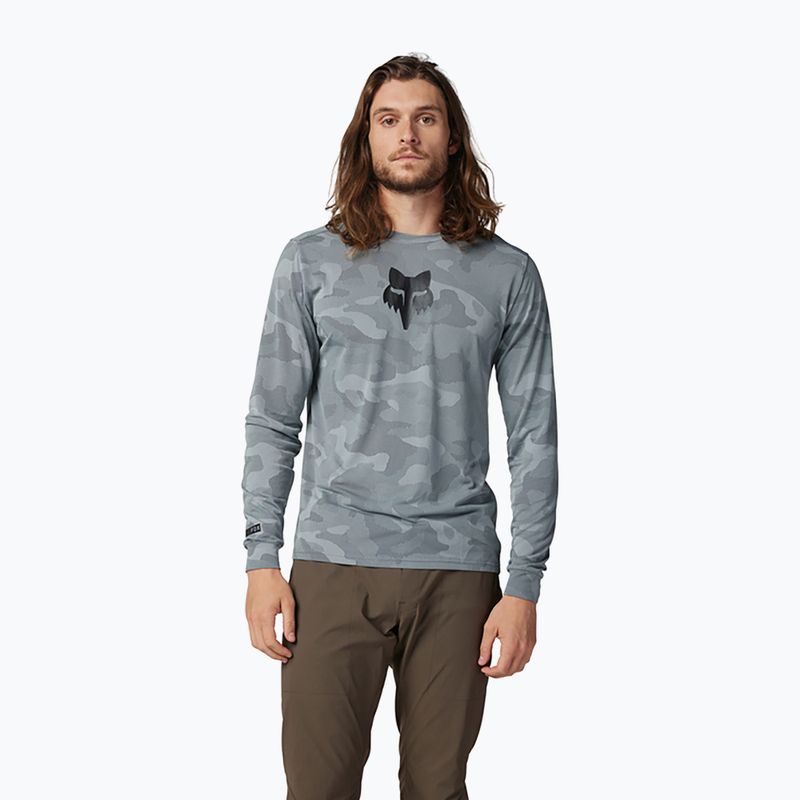 Longsleeve rowerowy męski Fox Racing Ranger Tru Dri cloud grey