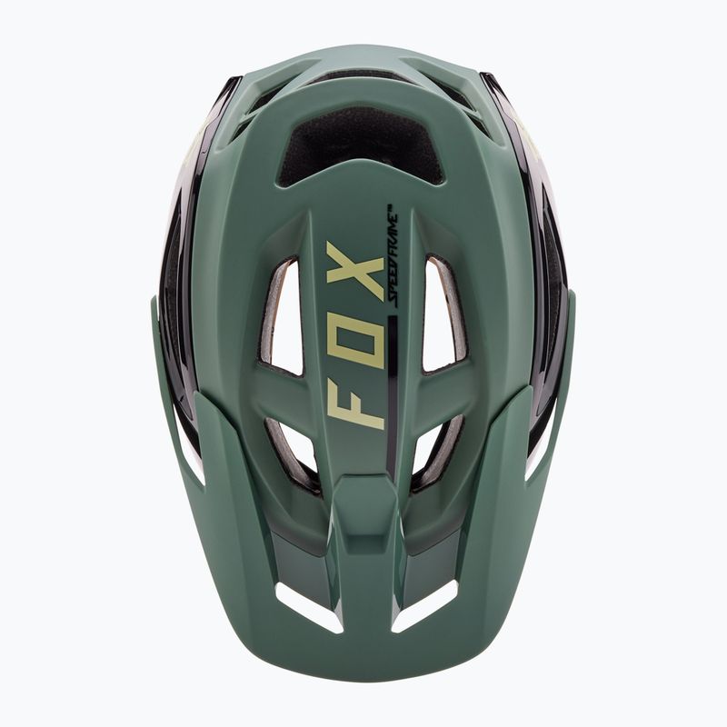 Kask rowerowy Fox Racing Speedframe Pro Blocked hunter green 4