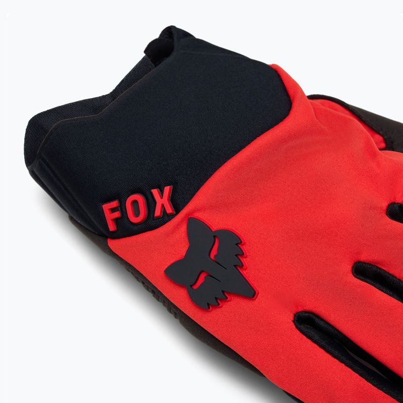 Rękawiczki rowerowe męskie Fox Racing Defend Wind Offroad fluorescent red 4