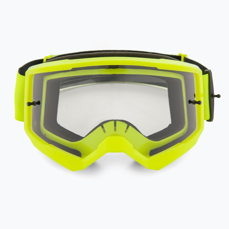 Gogle rowerowe Fox Racing Main Core fluorescent yellow/clear 2