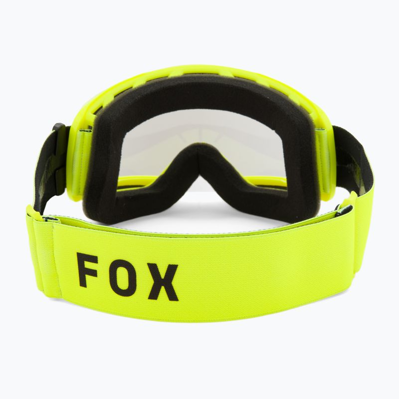 Gogle rowerowe Fox Racing Main Core fluorescent yellow/clear 3