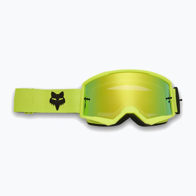 Gogle rowerowe Fox Racing Main Core Spark fluorescent yellow/fluorescent yellow spark