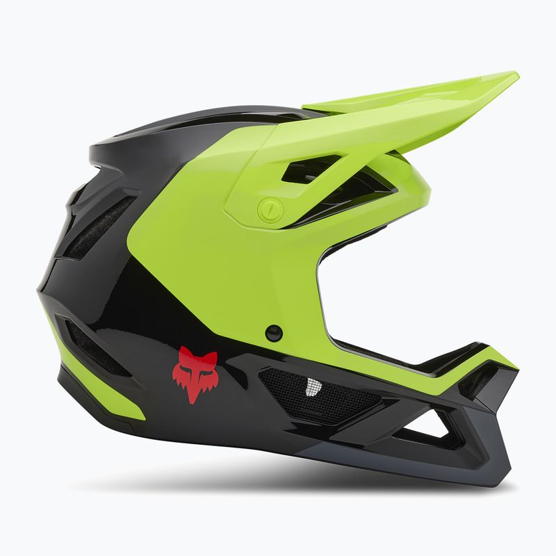 Kask rowerowy Fox Racing Rampage Barge fluorescent yellow 2