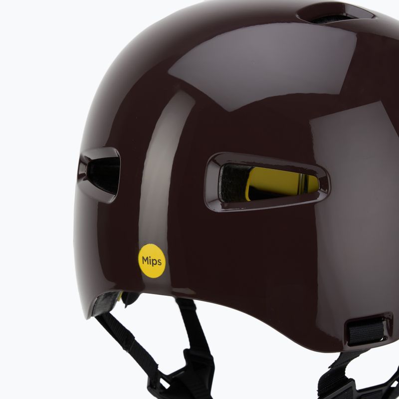 Kask rowerowy Fox Racing Flight Solid Jr cocoa 7