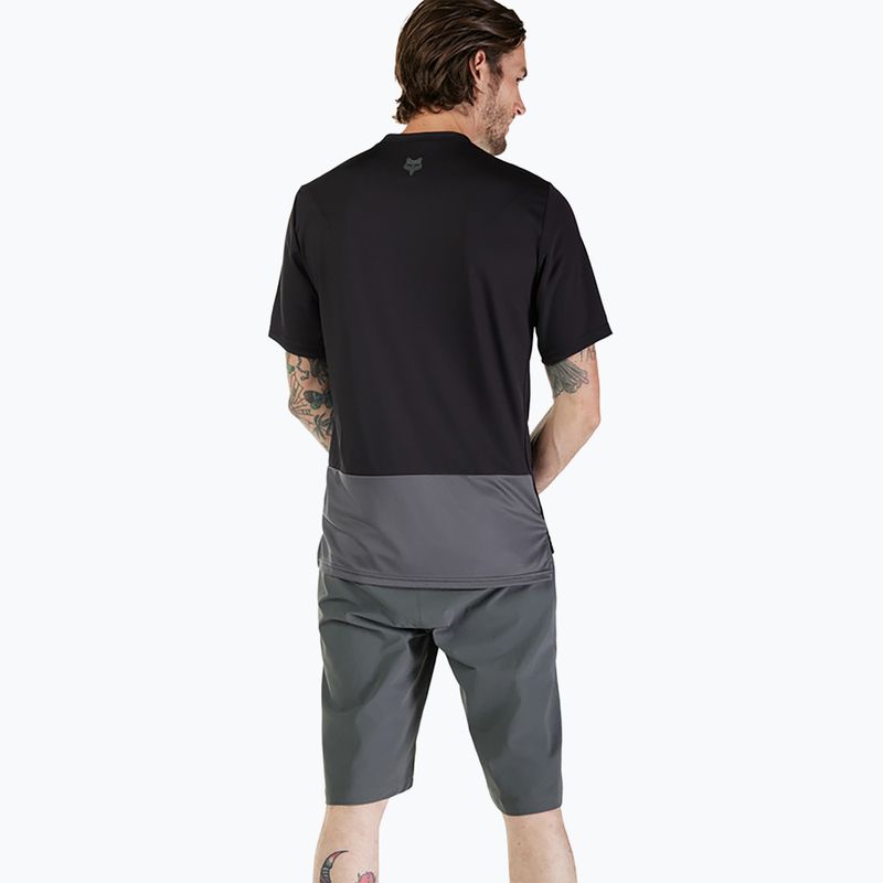 Koszulka rowerowa męska Fox Racing Ranger Wordmark black 2
