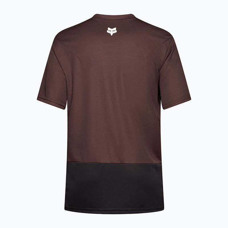 Koszulka rowerowa męska Fox Racing Ranger Wordmark cocoa brown 2
