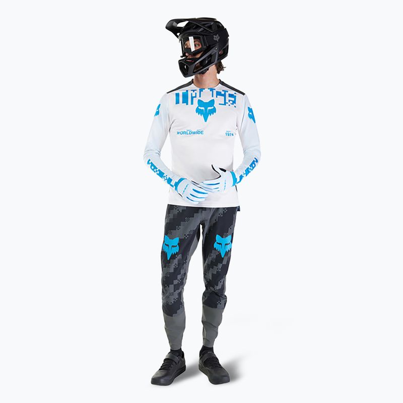 Longsleeve rowerowy męski Fox Racing Ranger Digi Image white 2