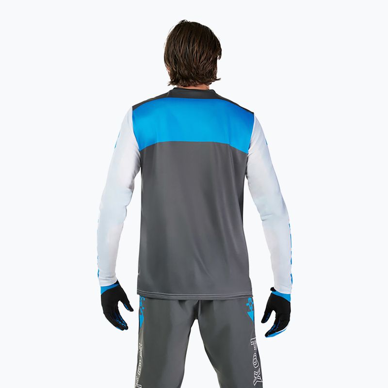 Longsleeve rowerowy męski Fox Racing Ranger Digi Image white 3